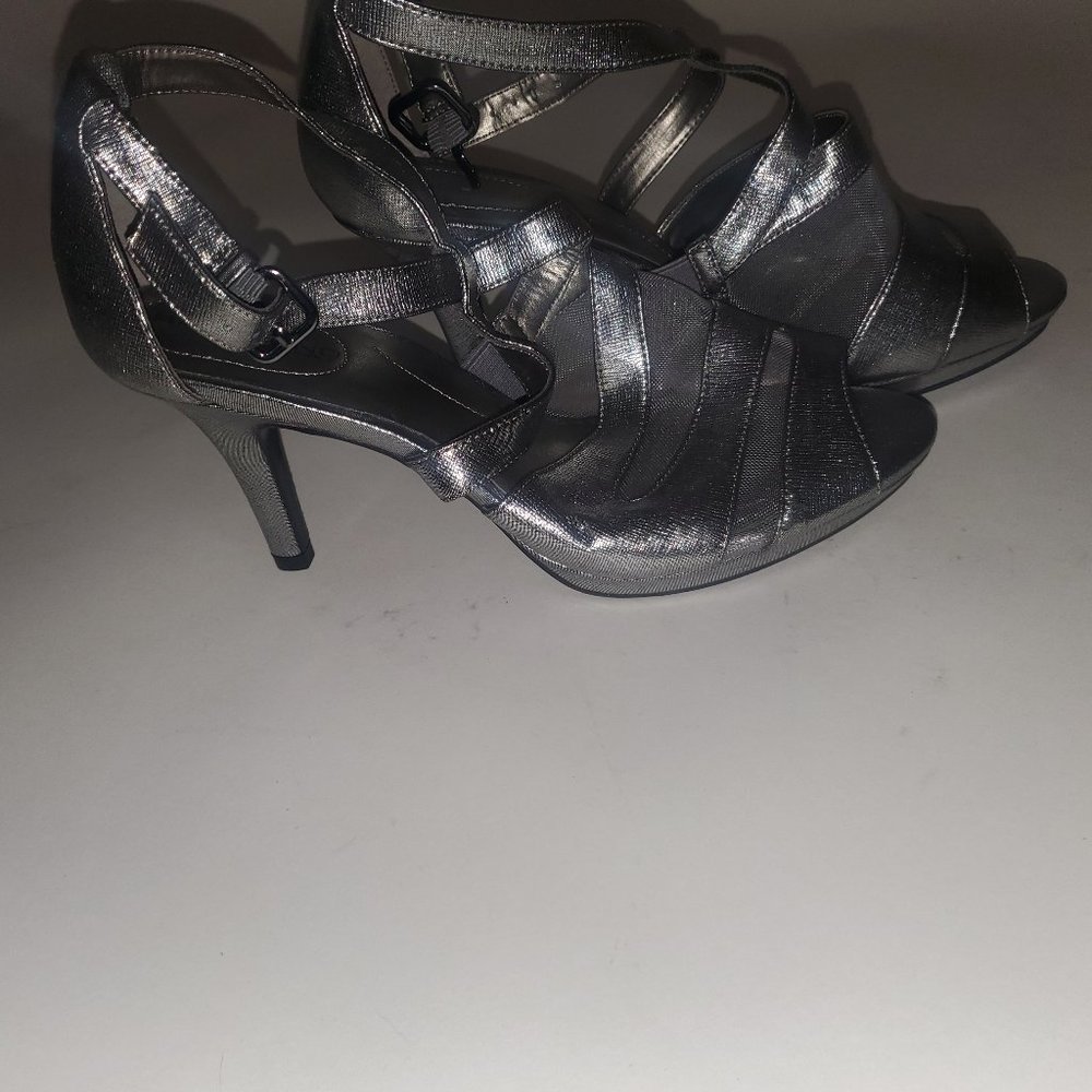 Silver heels